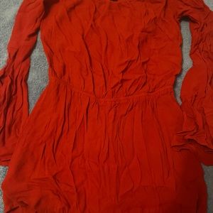 Orange short Jumpsuit ♥️